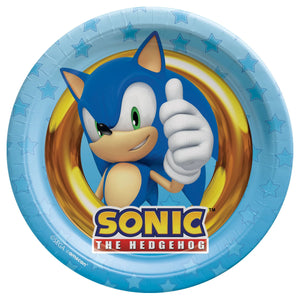 Petites assiette en carton -Sonic