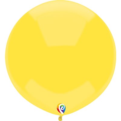 Ballon latex- Jaune 17''