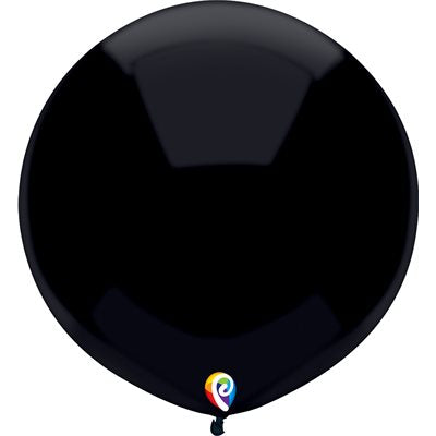 Ballon latex- Noir mat 17''