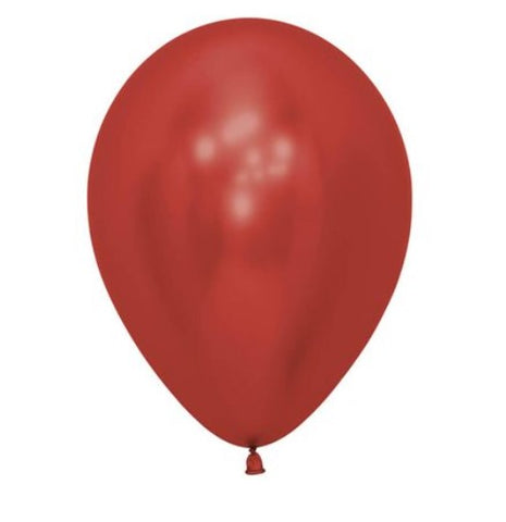 Ballon latex- Rouge chrome