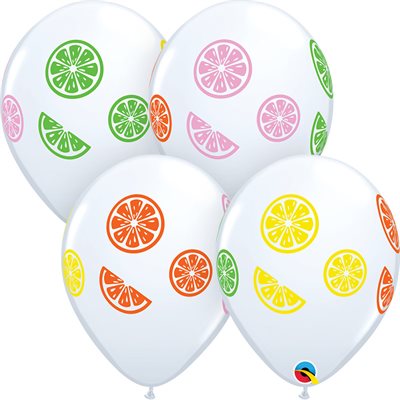 Ballon latex-Tranches de fruit