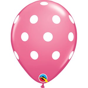 Ballon latex-Petit pico rose