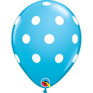 Ballon latex-Petit pico bleu