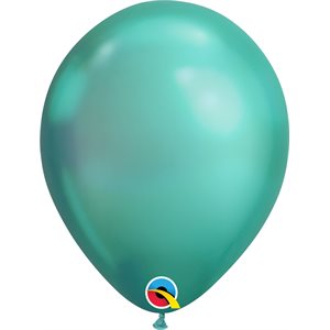 Ballon latex-Vert Chrome