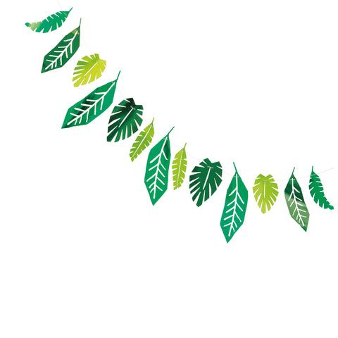 Guirlande de feuilles tropicales