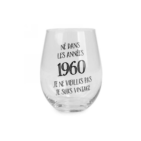 Verre à vin- 1960