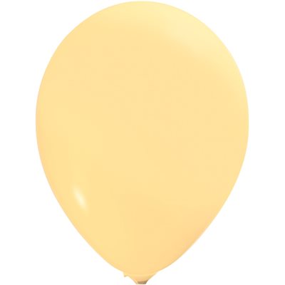 Sac de 50 ballons jaune pastel