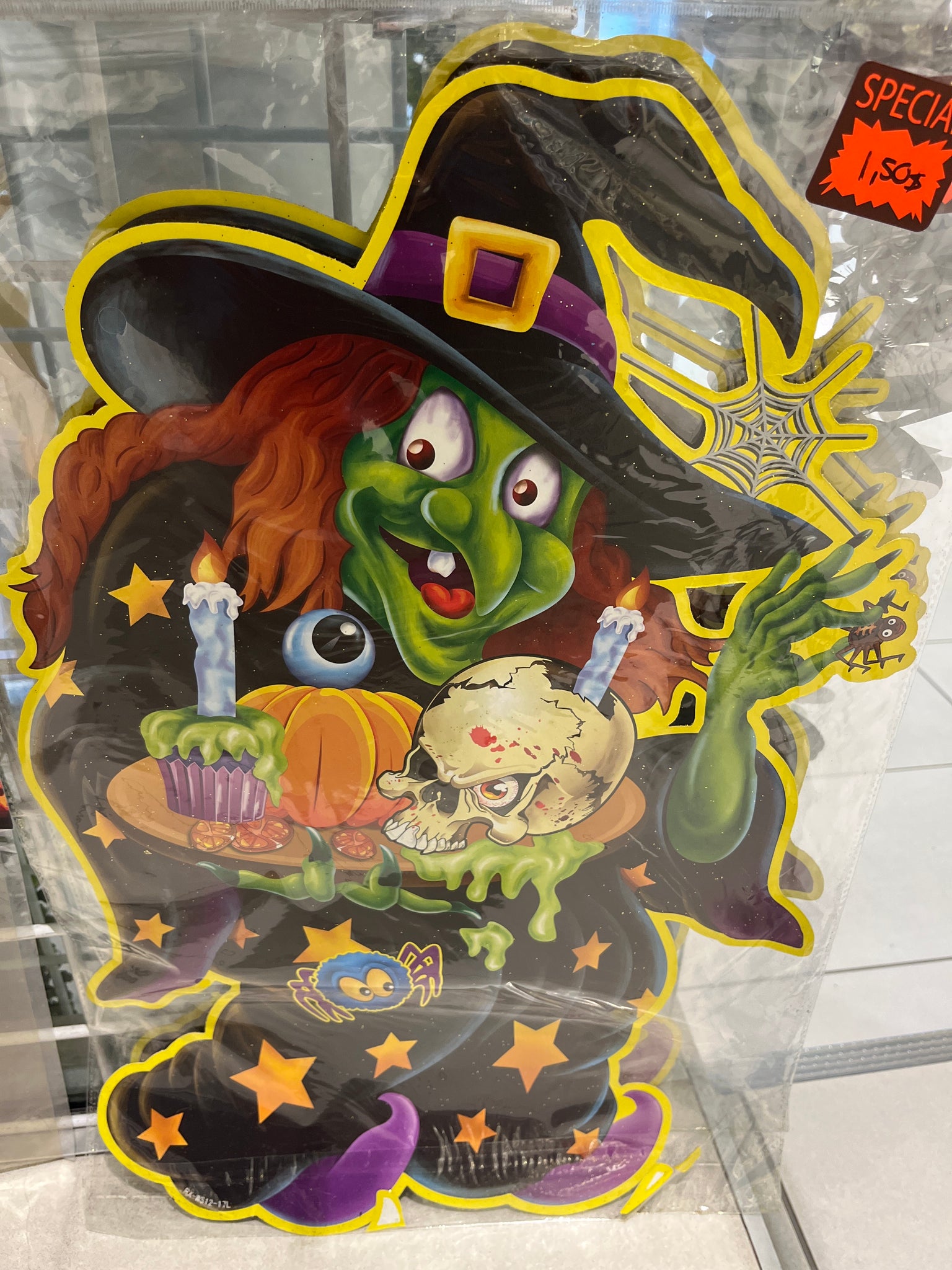 Décoration porte Halloween 3D