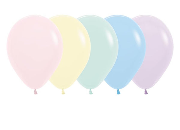 Sac de 50 ballons couleur pastel