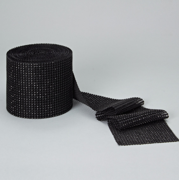 Rouleau de maille de diamant noir