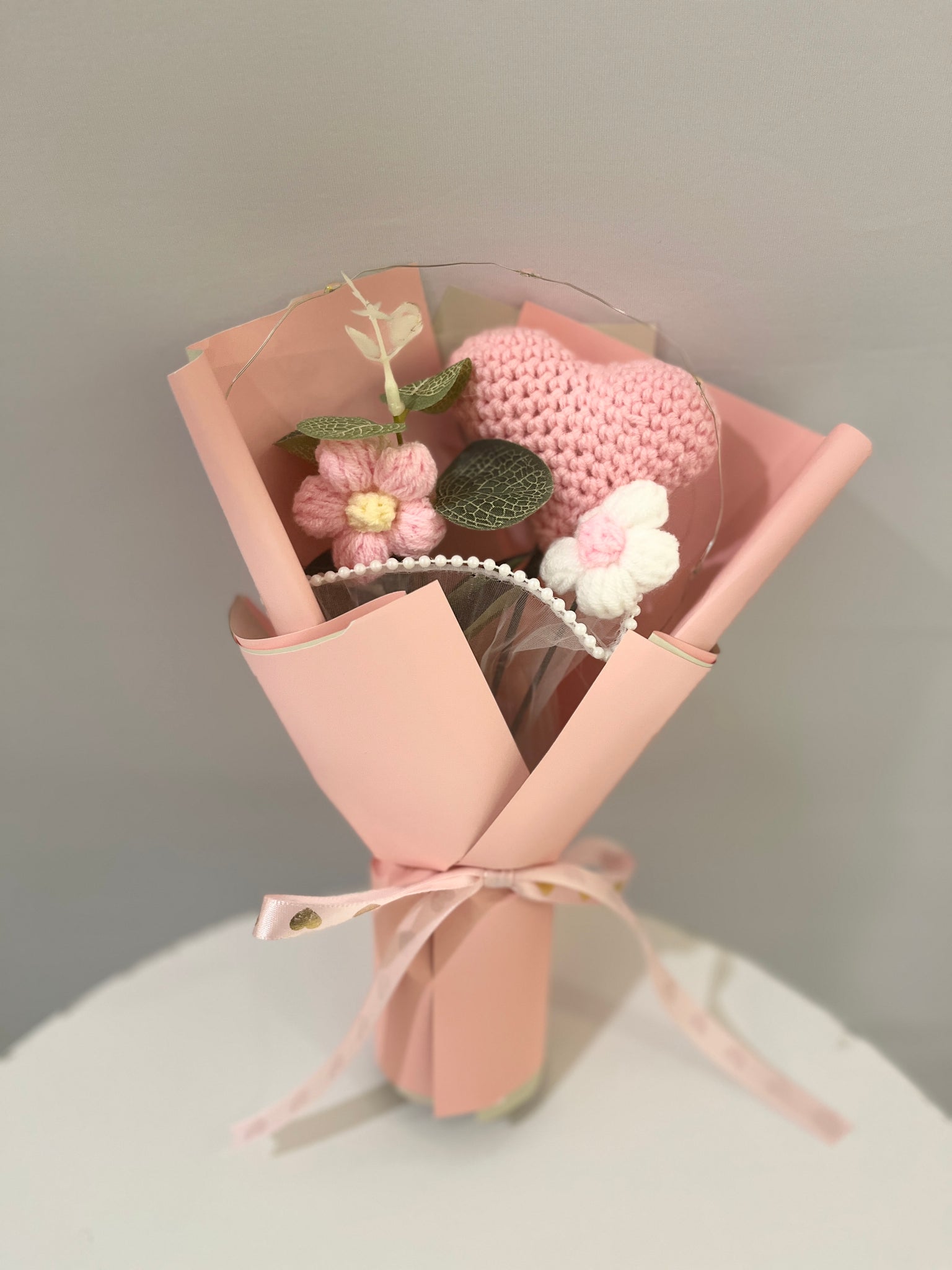 Bouquet de rose en crochet-Rose