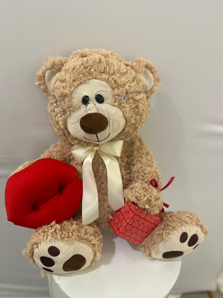 Ourson avec chocolats