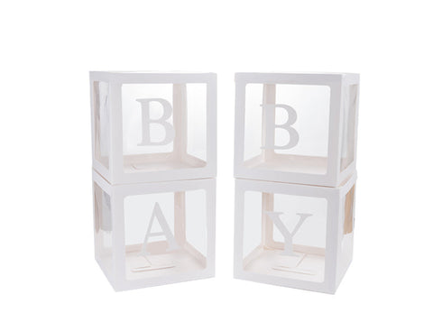 Cubes Baby en carton blanc