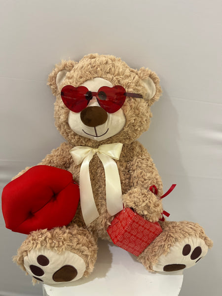 Ourson avec chocolats