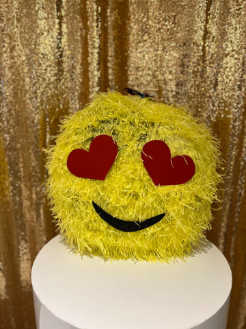 Petite piñata emoji amoureux