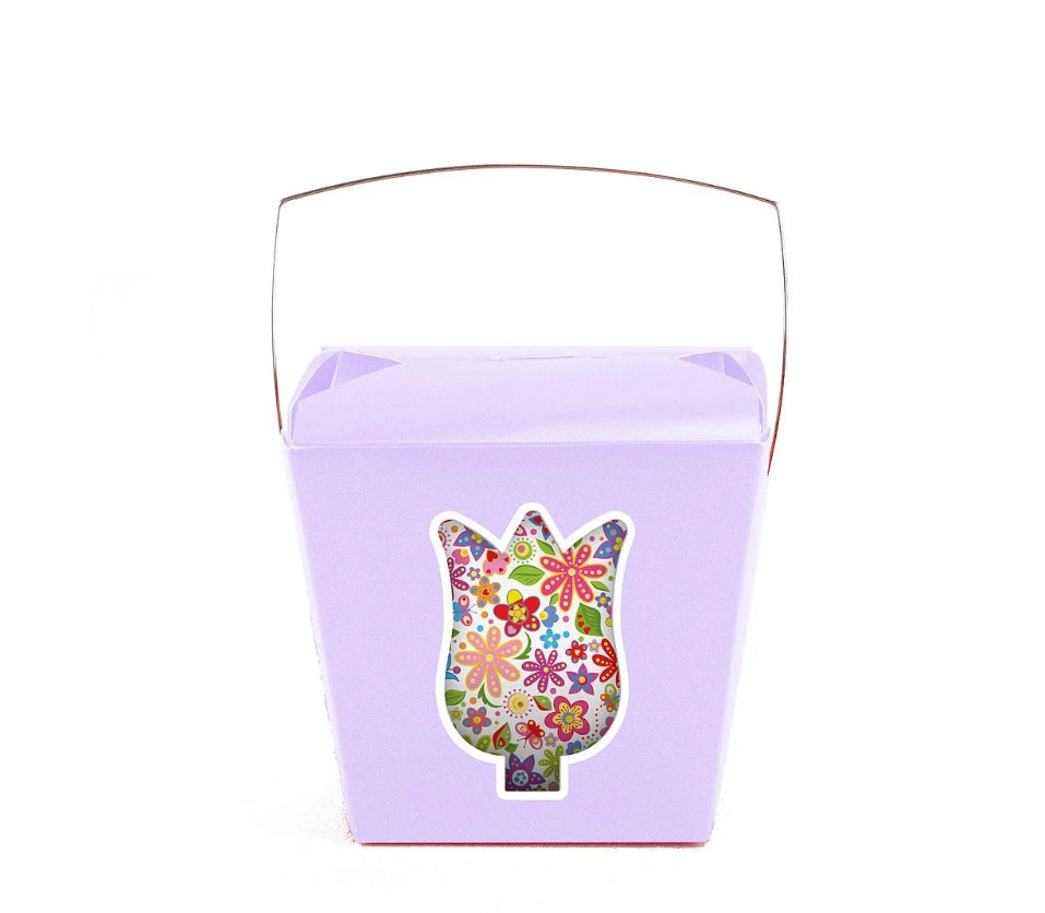 Boîte en carton -Fleur