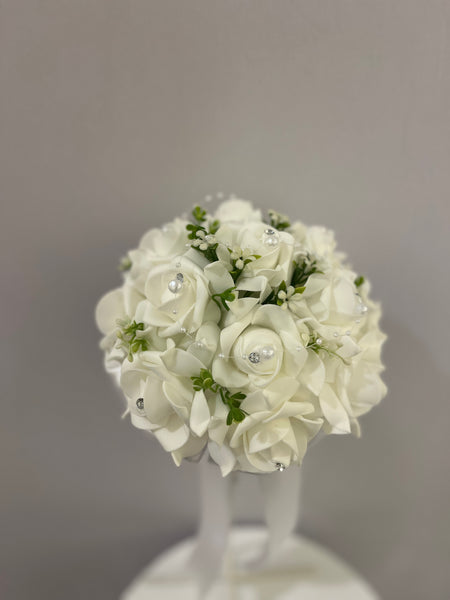 Bouquet de fleurs Blanche et Rose