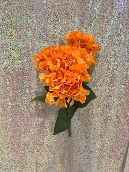 Bouquet d’hydrangée-Orange
