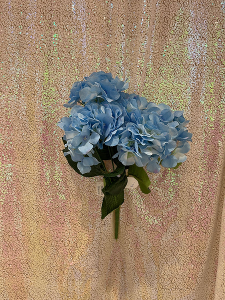 Bouquet d’hydrangée-Bleu pâle