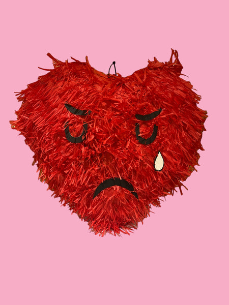 Petite piñata coeur triste