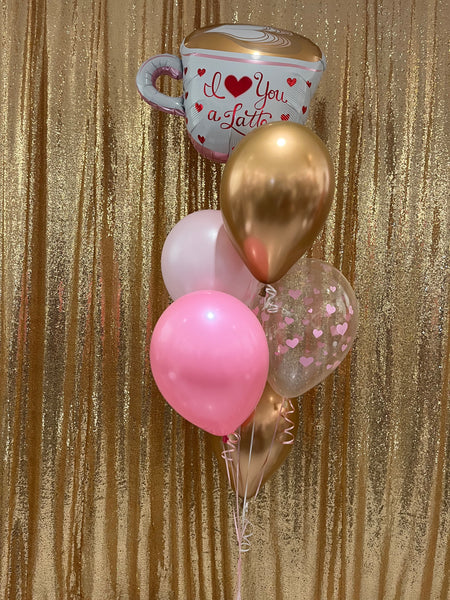 Bouquet de ballons- Latte
