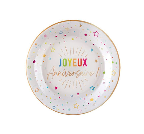 Petite assiette Joyeux Anniversaire