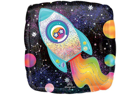 Ballon mylar -Fusée