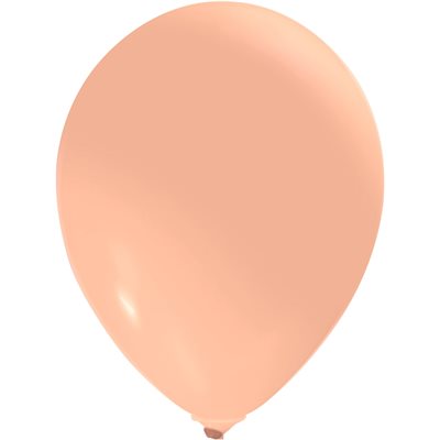 Ballon latex- Pêche pastel mat