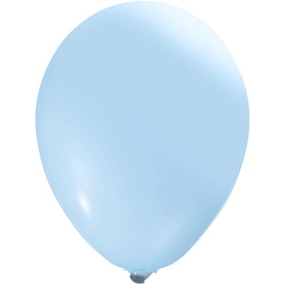 Ballon latex- Bleu pastel mat