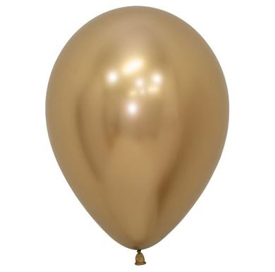 Ballon latex-Or chrome