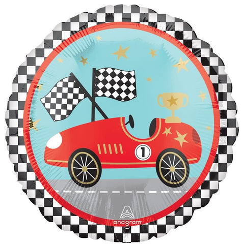 Ballon mylar -Voiture de course