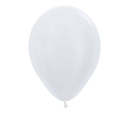 Ballon latex- Blanc perlé