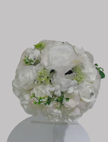 Bouquet de fleurs Blanche et Rose