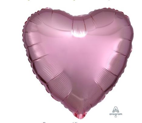 Bouquet de ballons cœur- Rose gold