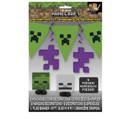 Ensemble de décorations Minecraft