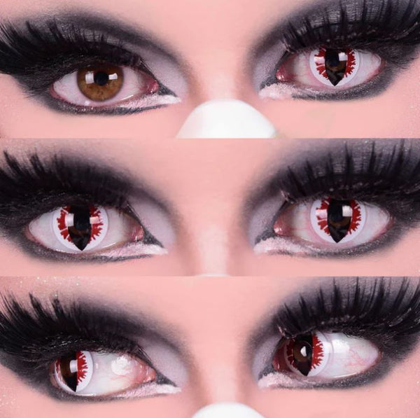 Lentilles de contact yeux diabolique