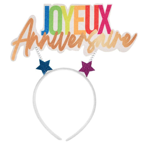 Serre-tête- Joyeux anniversaire