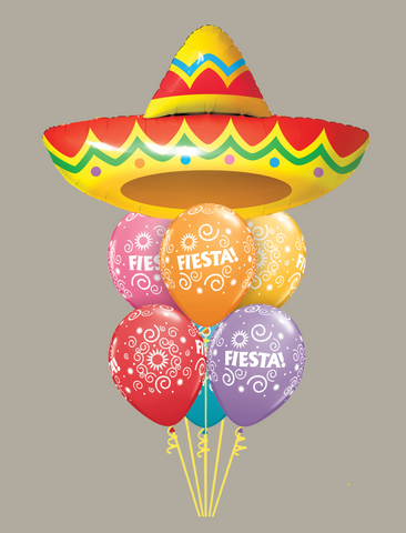 Bouquet de ballons Fiesta Mexicaine