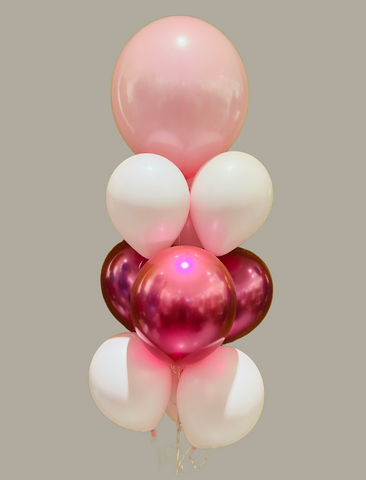 Bouquet de ballons rose
