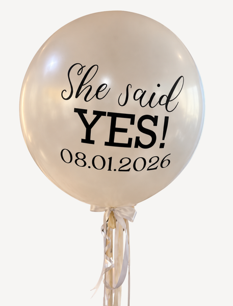 Ballon- She said Yes!