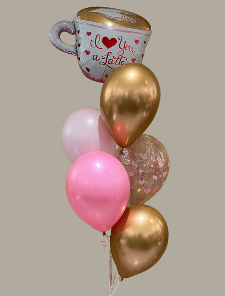 Bouquet de ballons- Latte