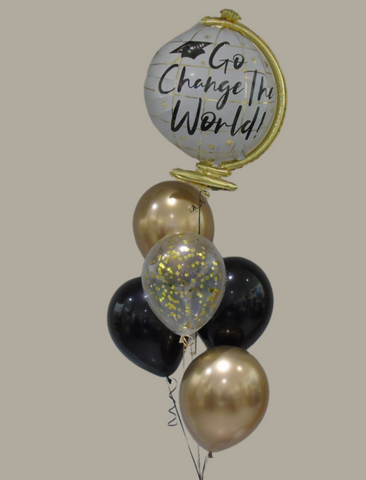 Bouquet de ballons ''Go Change the World''