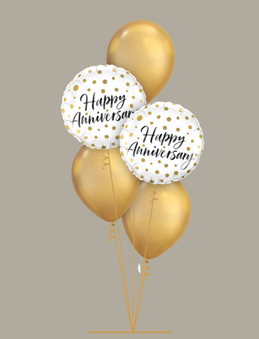 Bouquet de ballons Happy Anniversary