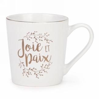 Tasse Blanche -Joie et Paix