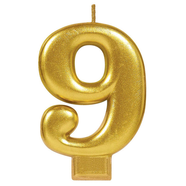 chandelle or en forme de chiffre 9