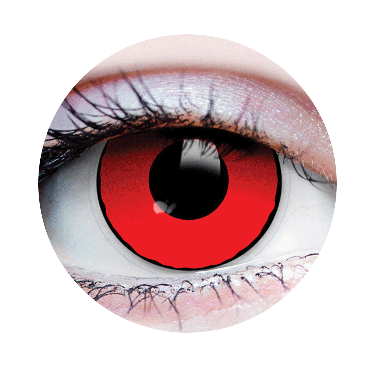 Lentilles de contact-Blood eye