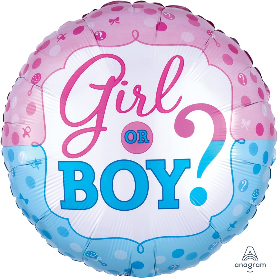 Ballon mylar-Girl or boy ?