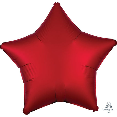 Ballon mylar-Étoile Rouge Sangria