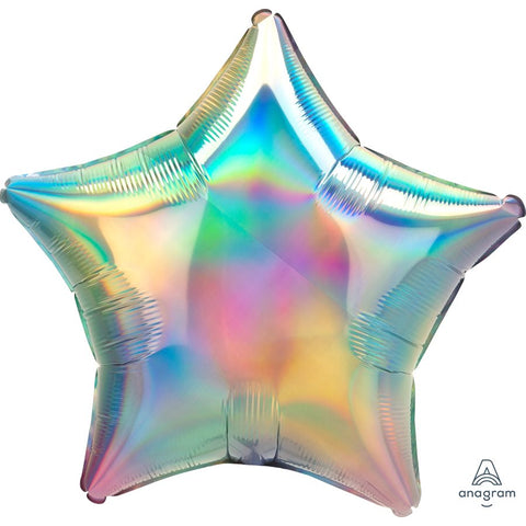 Ballon mylar-Étoile iridescent