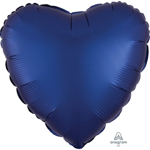 Ballon mylar -Coeur bleu Navy